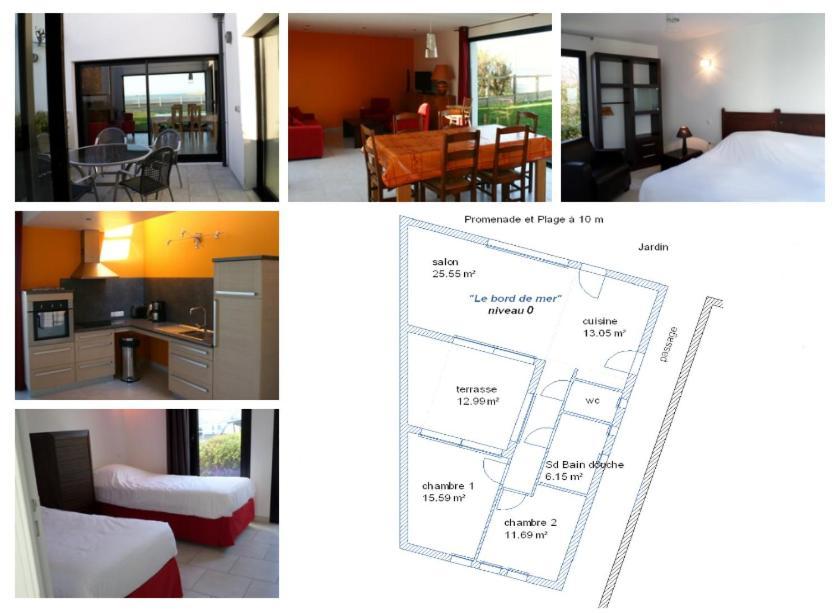 Gites Arromanches: Beachfront Retreat near Bayeux Asnelles Exterior photo