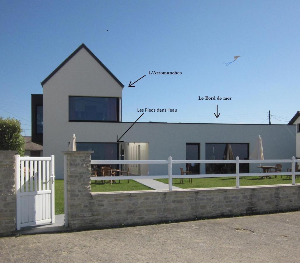 Gites Arromanches: Beachfront Retreat near Bayeux Asnelles Exterior photo
